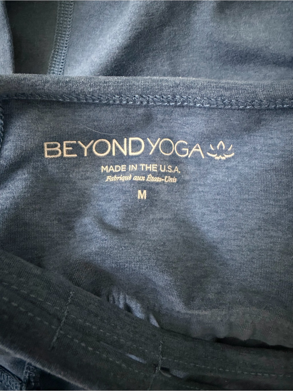 Beyond Yoga Space Dye Slim Racerback Crop Tank In Blue — image 3 of 3